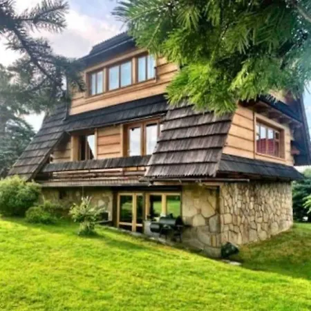 Alpesi faház Uroczy Gorski Dom Z Sauna, Jacuzzi, Balia Ogrodowa Ząb